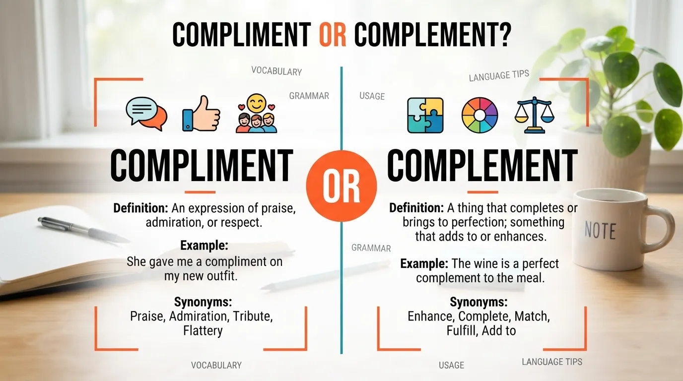compliment or complement