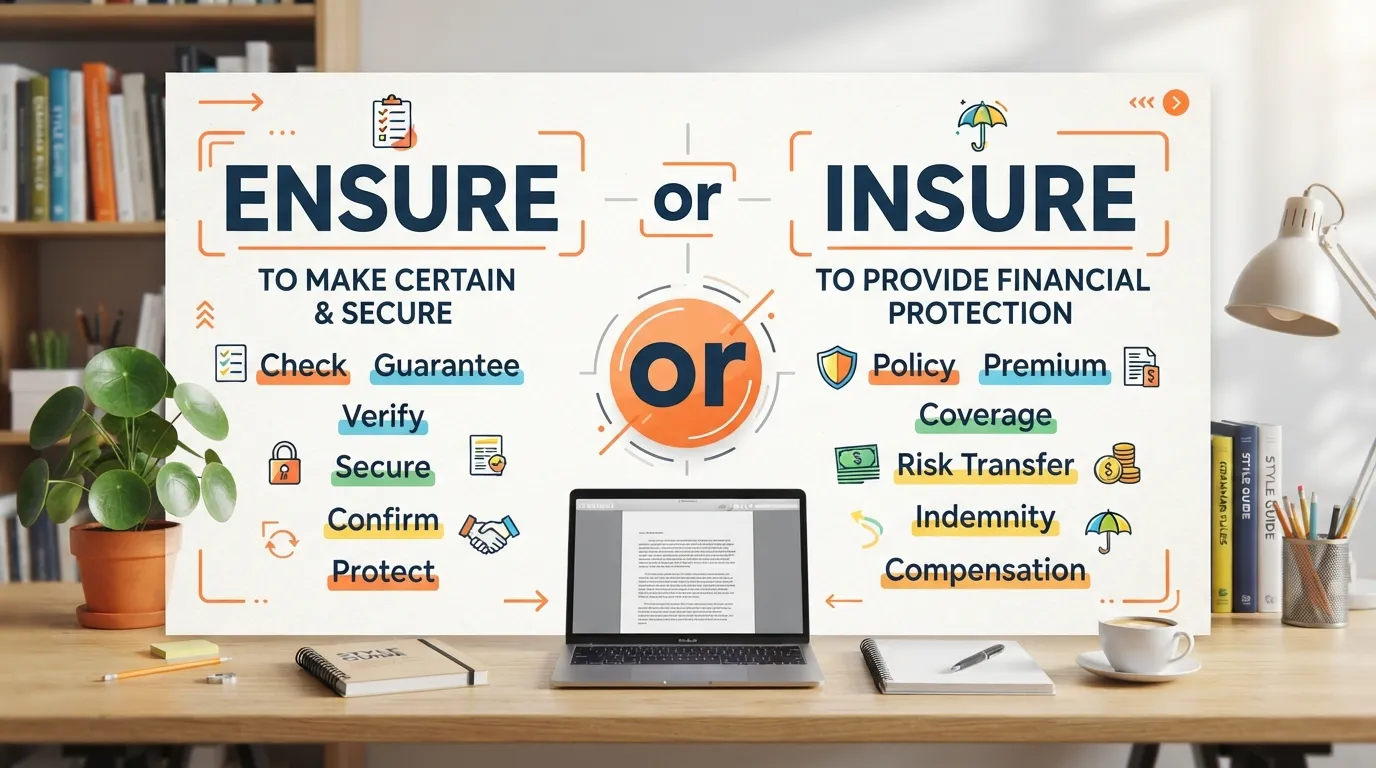 Ensure or Insure