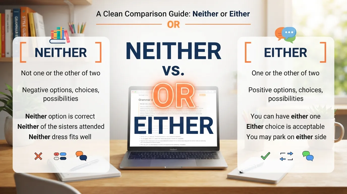 Neither or Either