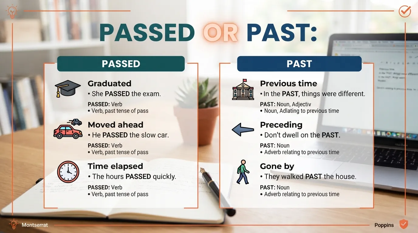 Passed or past