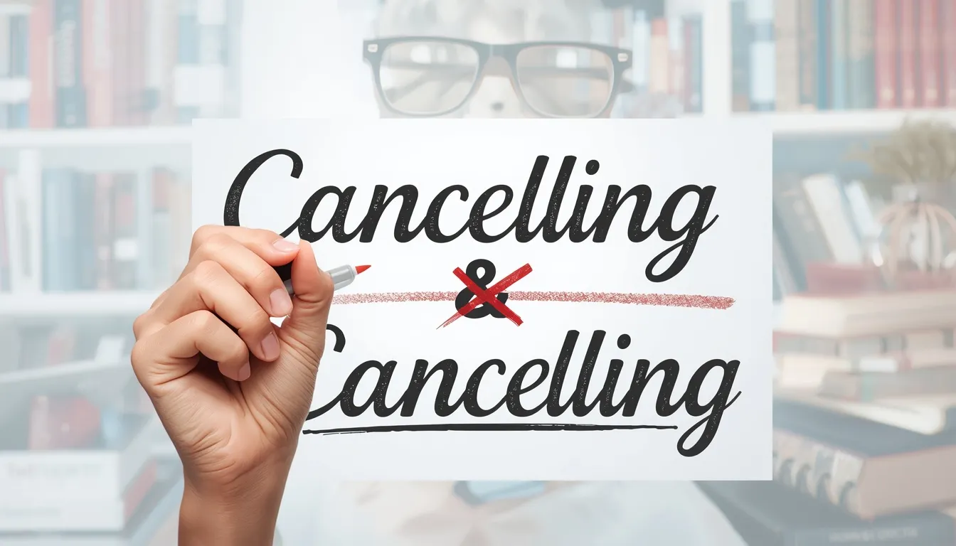 Canceling or Cancelling