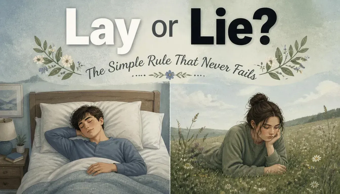 Lay or Lie