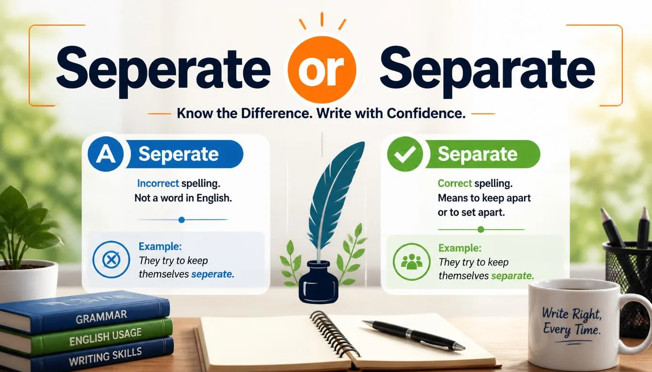 Seperate or Separate