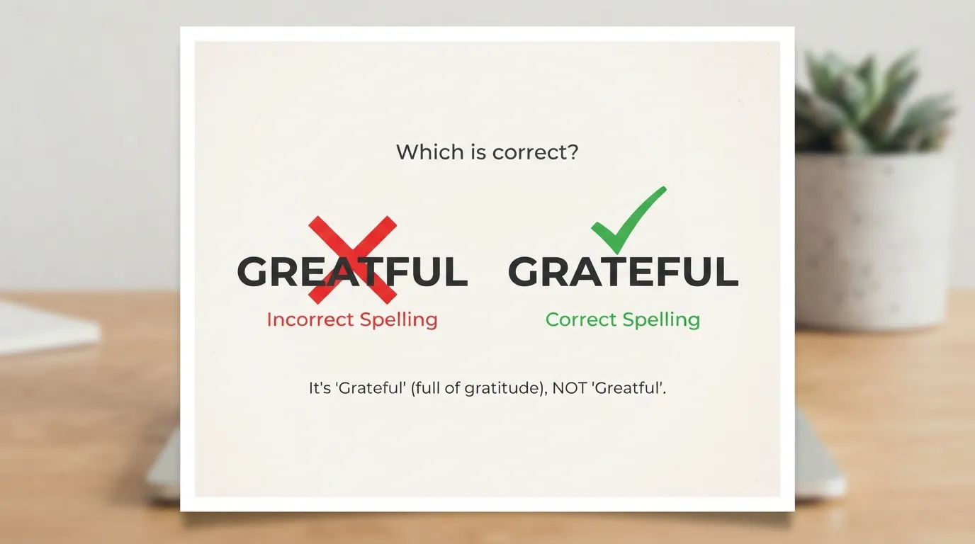 Greatful or Grateful