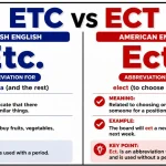 Etc or Ect