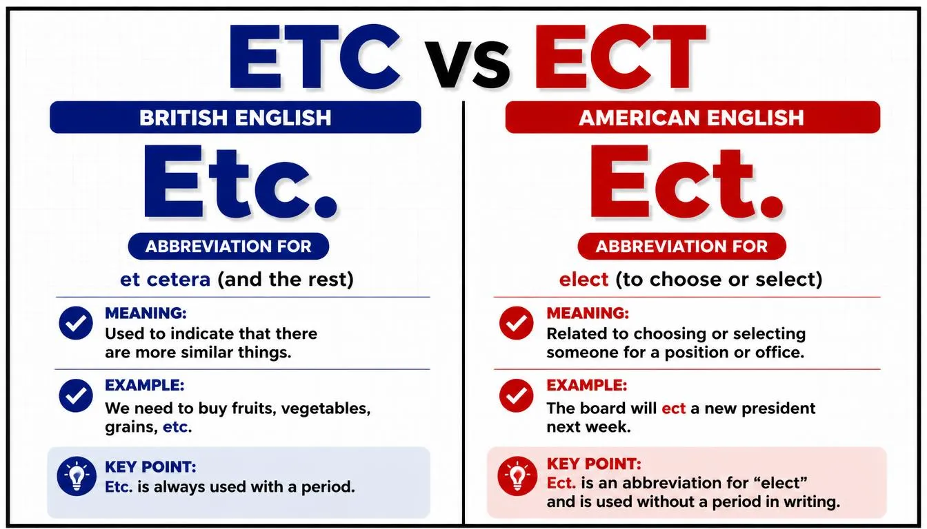Etc or Ect