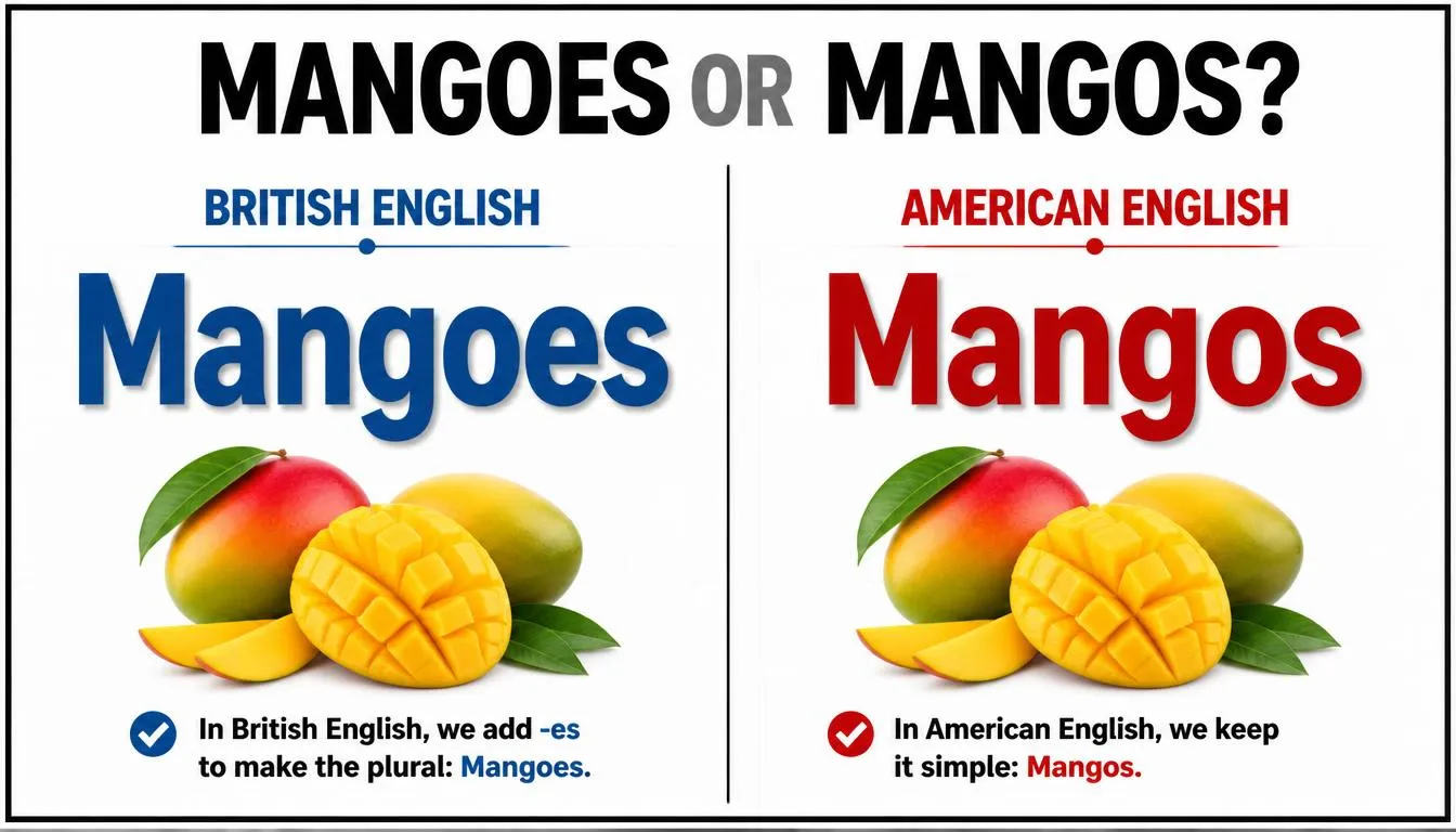Mangoes or Mangos