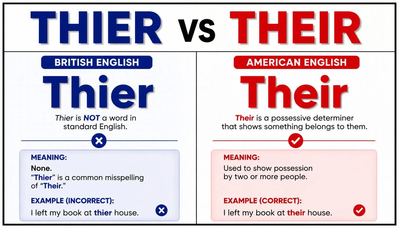 Thier or Their