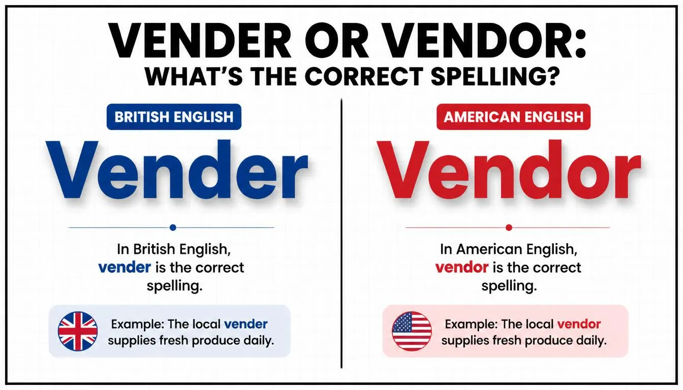 Vender or Vendor