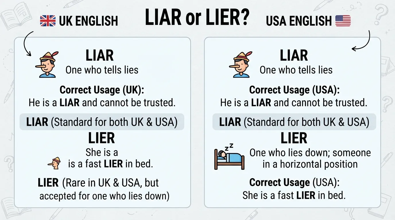 Lier or liar