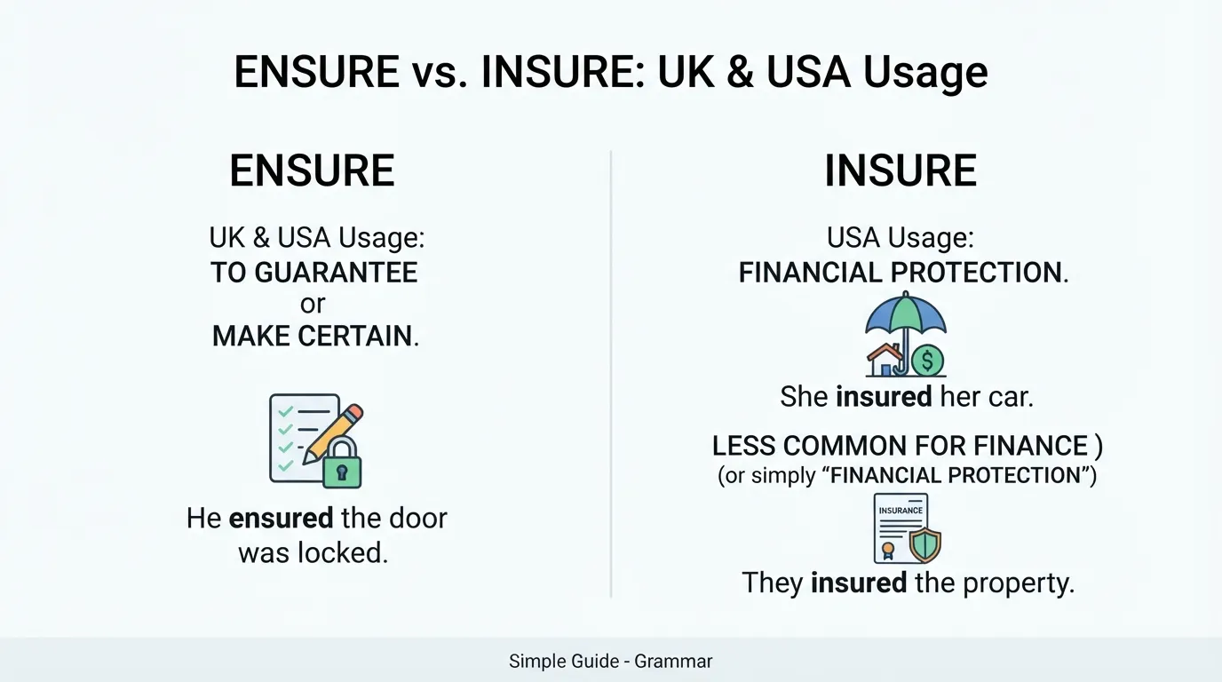 Ensure or Insure