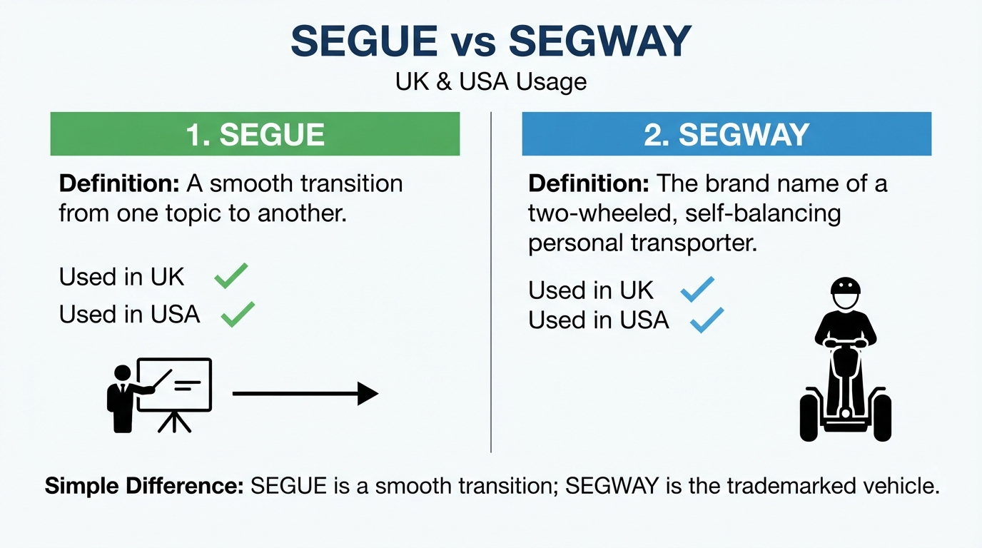 Segue or Segway